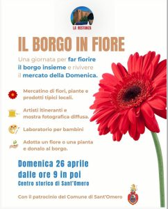 Ponte del 25 aprile a Sant'Omero con il Borgo in Fiore