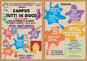 Campo Estivo a Città Sant'Angelo Campus tutti in gioco