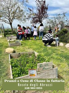 Pranzi e Cene di Classe in agriturismo a Roseto degli Abruzzi 