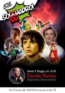 Davide Perino a Tortoreto doppiatore di Frodo Beggins