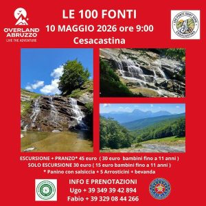 Escursione alle 100 Fonti a Cesacastina