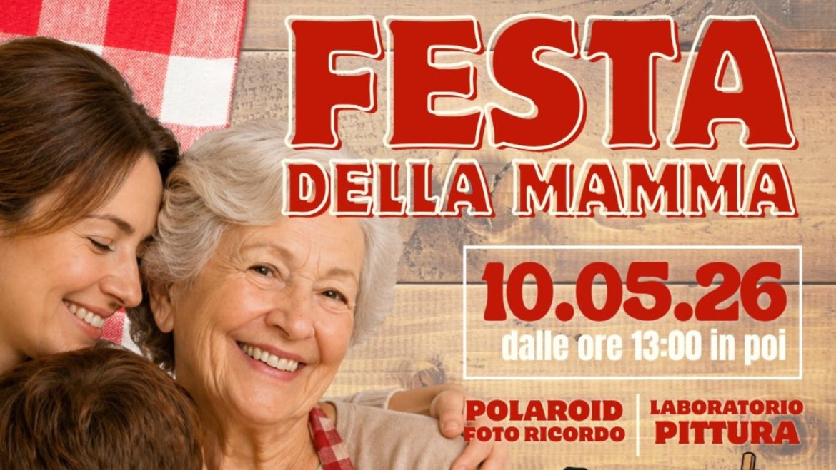 Festa della Mamma a Spoltore pranzo, laboratorio di pittura, foto ricordo e live music