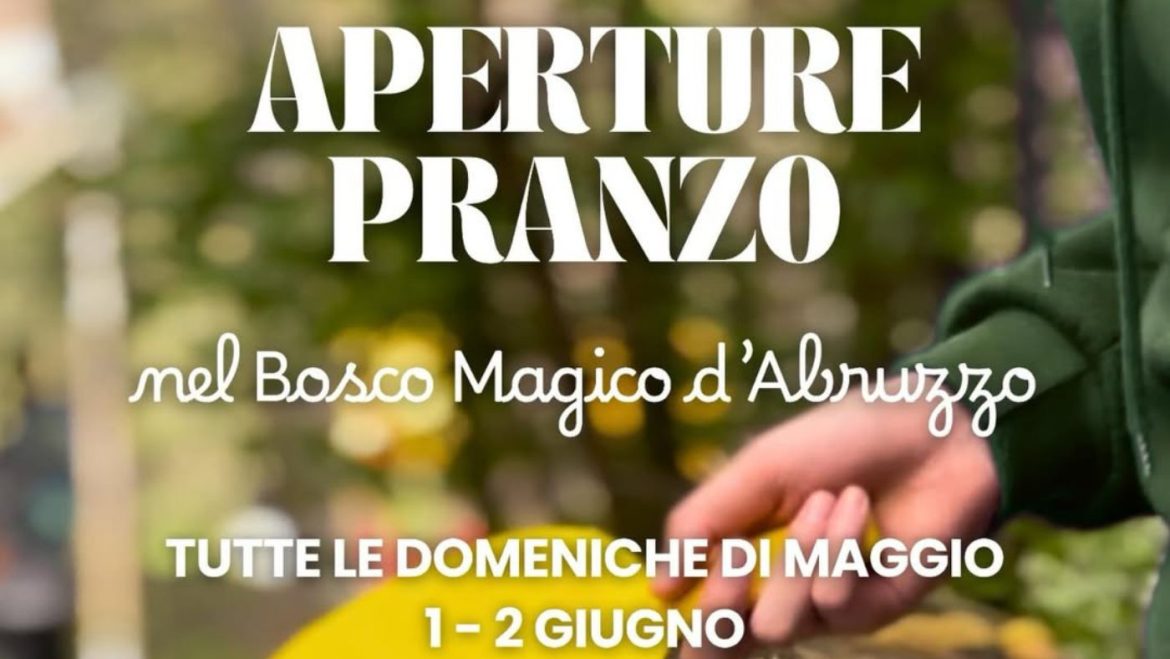 Domenica nel bosco magico a Introdacqua aperture di maggio e laboratori per bambini