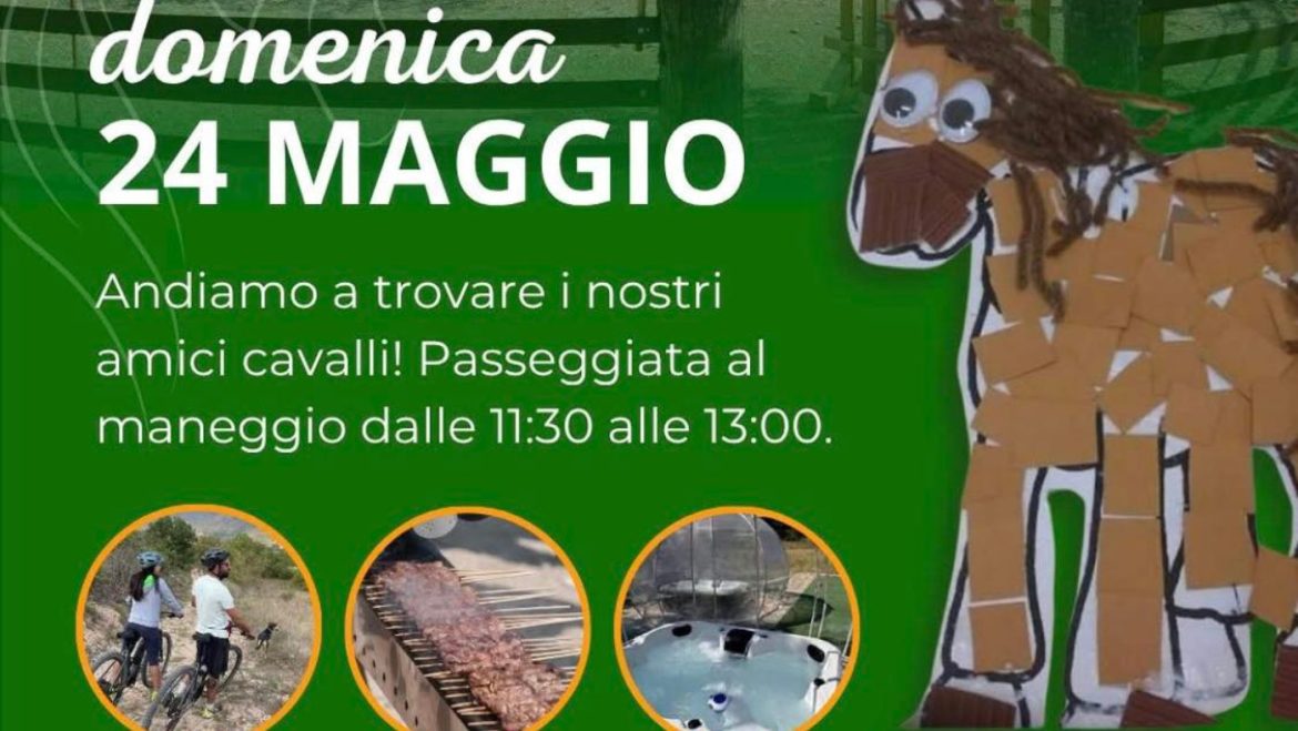 Domenica a Capestrano da Tenuta Il Guerriero natura, cavalli e laboratorio
