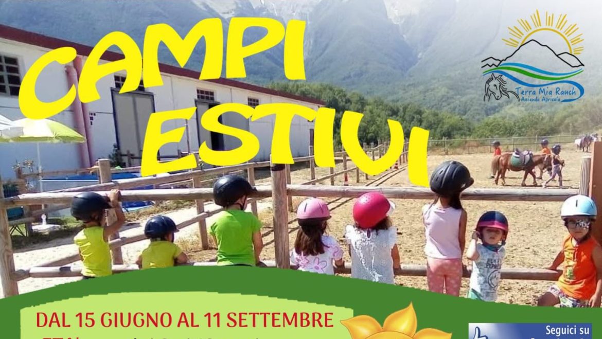Campo estivo in fattoria a Isola del Gran Sasso d’Italia cavalli, giochi, laboratori