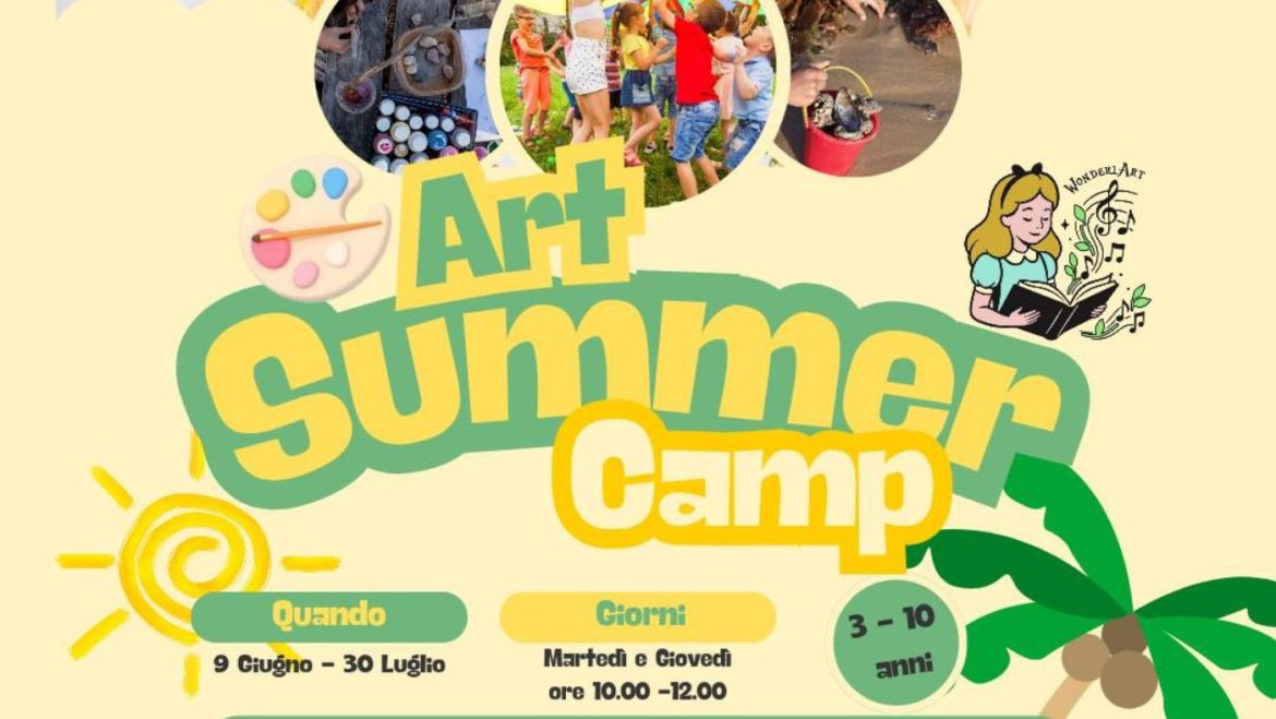 Campo estivo a Giulianova Art Summer Camp pittura, laboratori, letture