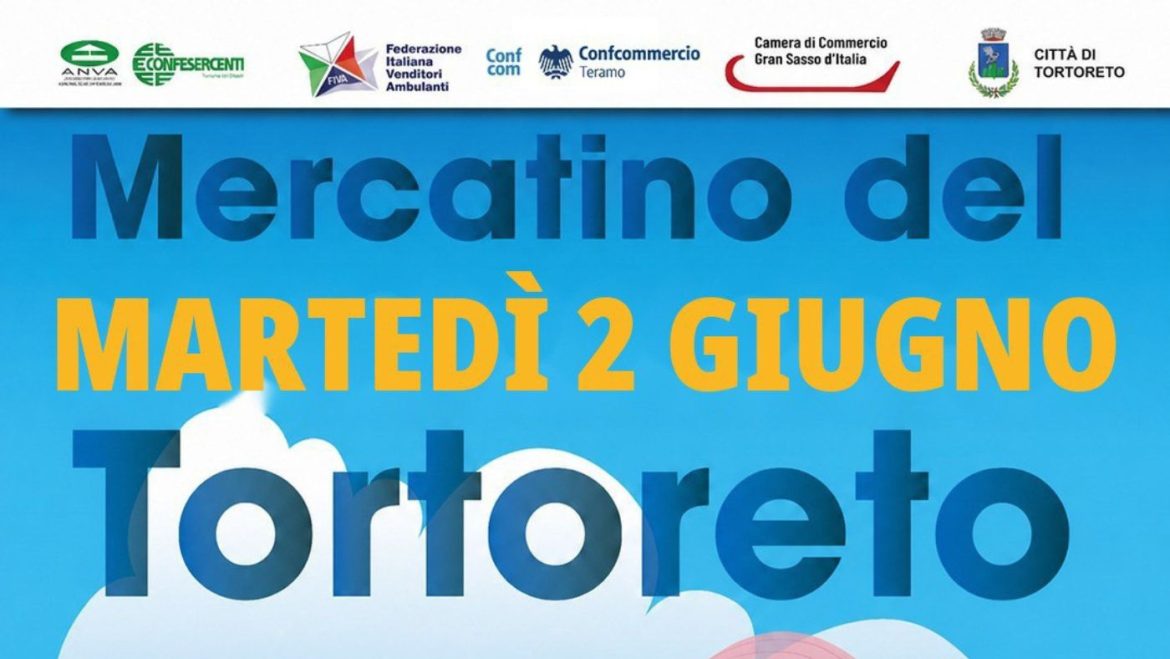 Mercatino del 2 giugno a Tortoreto artigianato, tipicità, dolciumi