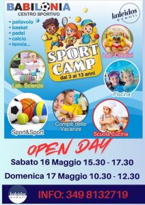 Open Day Sport Camp a Montesilvano