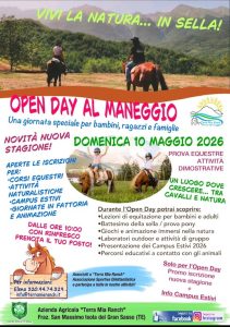 Open Day al maneggio di corsi e campi estivi a Isola del Gran Sasso