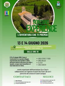 Ronzano Experience a Castel Castagna, area giochi, street food, relax e dj set