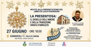“La Presentosa: il gioiello dell’amore e della tradizione orafa d’Abruzzo” presentazione libro e musica a Corropoli