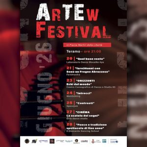 ArTEw Festival 2026 a Teramo il programma completo tra musica e danza