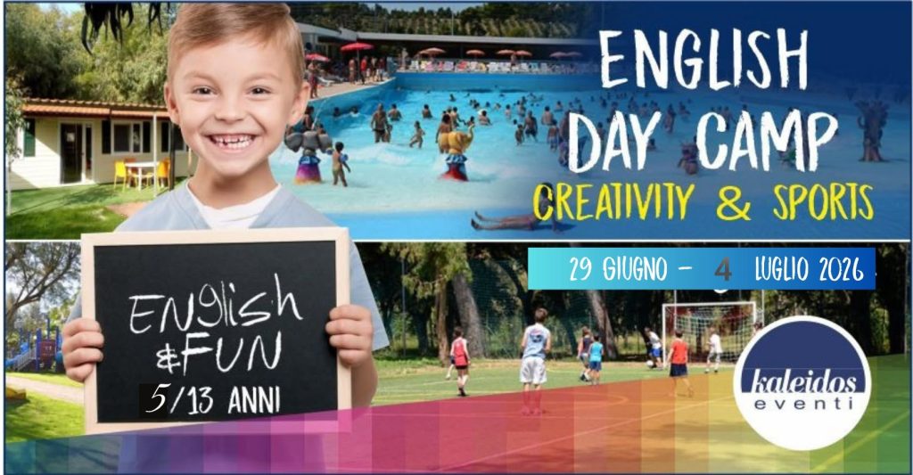 Campus in inglese 2026 a Roseto degli Abruzzi per bambini e ragazzi