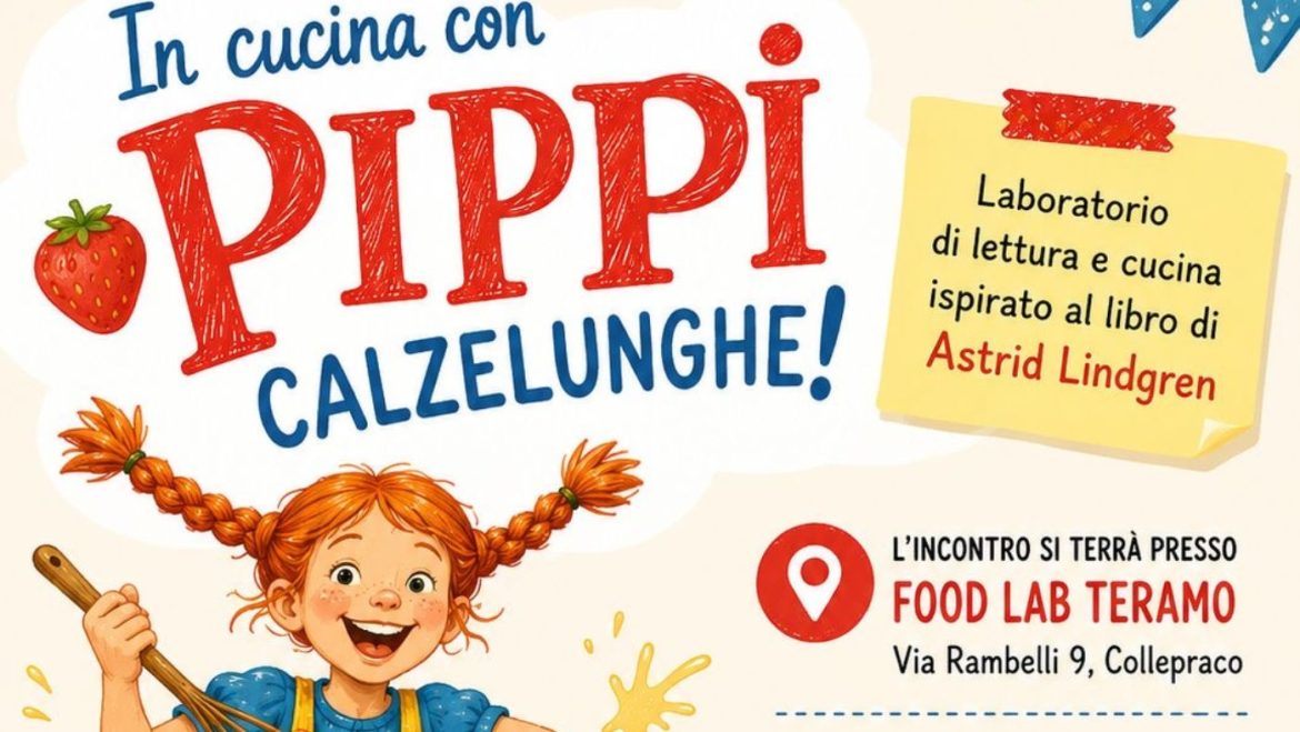 Laboratorio di cucina e lettura a Teramo con Pippi Calzelunghe