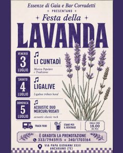 Festa della Lavanda ad Ancarano, profumi, sapori e musica