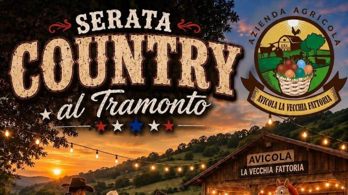 Serata Country al tramonto a Cappelle sul Tavo balli, animazione, gonfiabili e food