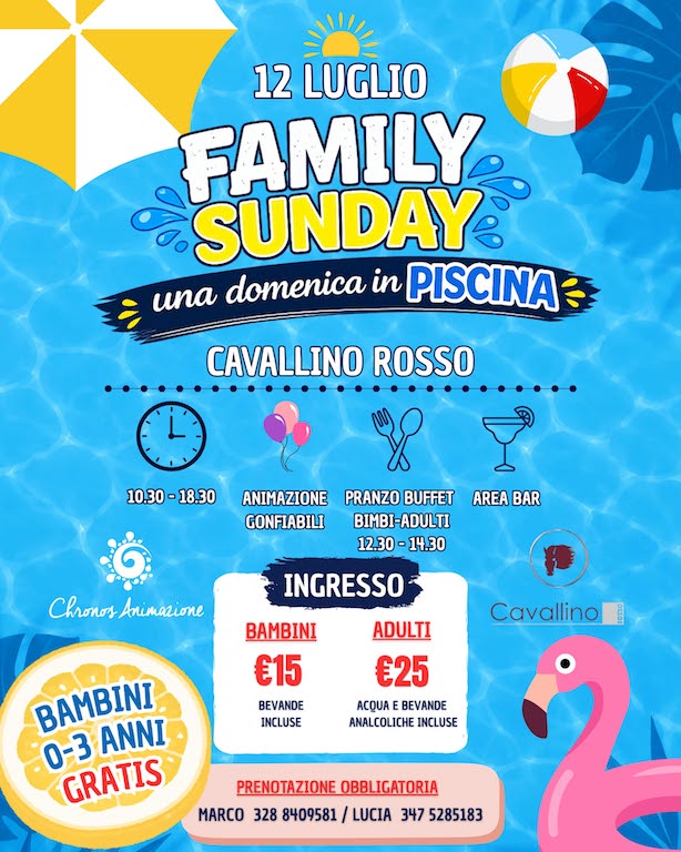 Family Sunday a Petriccione di Castellalto- piscina, pranzo, animazione e gonfiabili