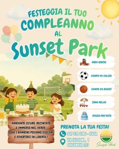 Festeggia il tuo compleanno al SunSet Park a Giulianova