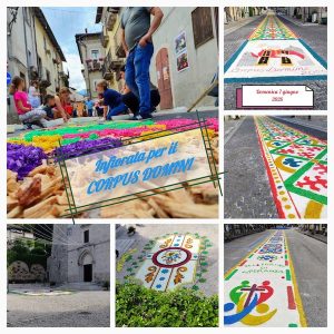 Infiorata per il Corpus Domini a Pescasseroli
