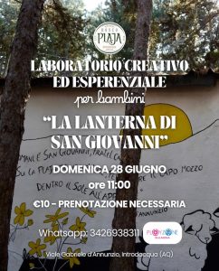 Laboratori per bambini a Introdacqua