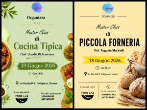Master Class di Cucina Tipica e Piccola Forneria a Teramo