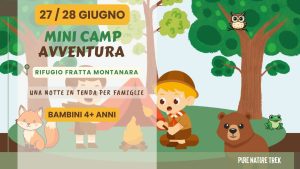 Mini Camp in tenda con escursione notturna al Rifugio Fratta Montanara