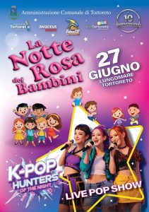 La Notte Rosa dei bambini a Tortoreto il programma completo