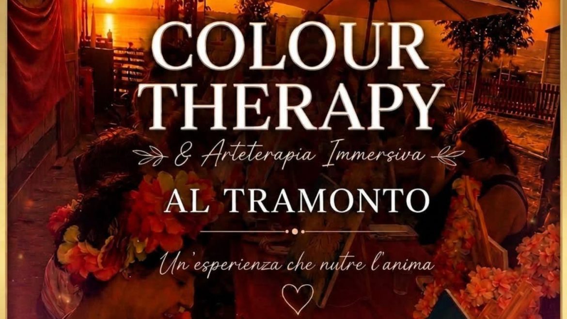 Colour Therapy a Cologna Spiaggia pittura, tramonto, aperitivo