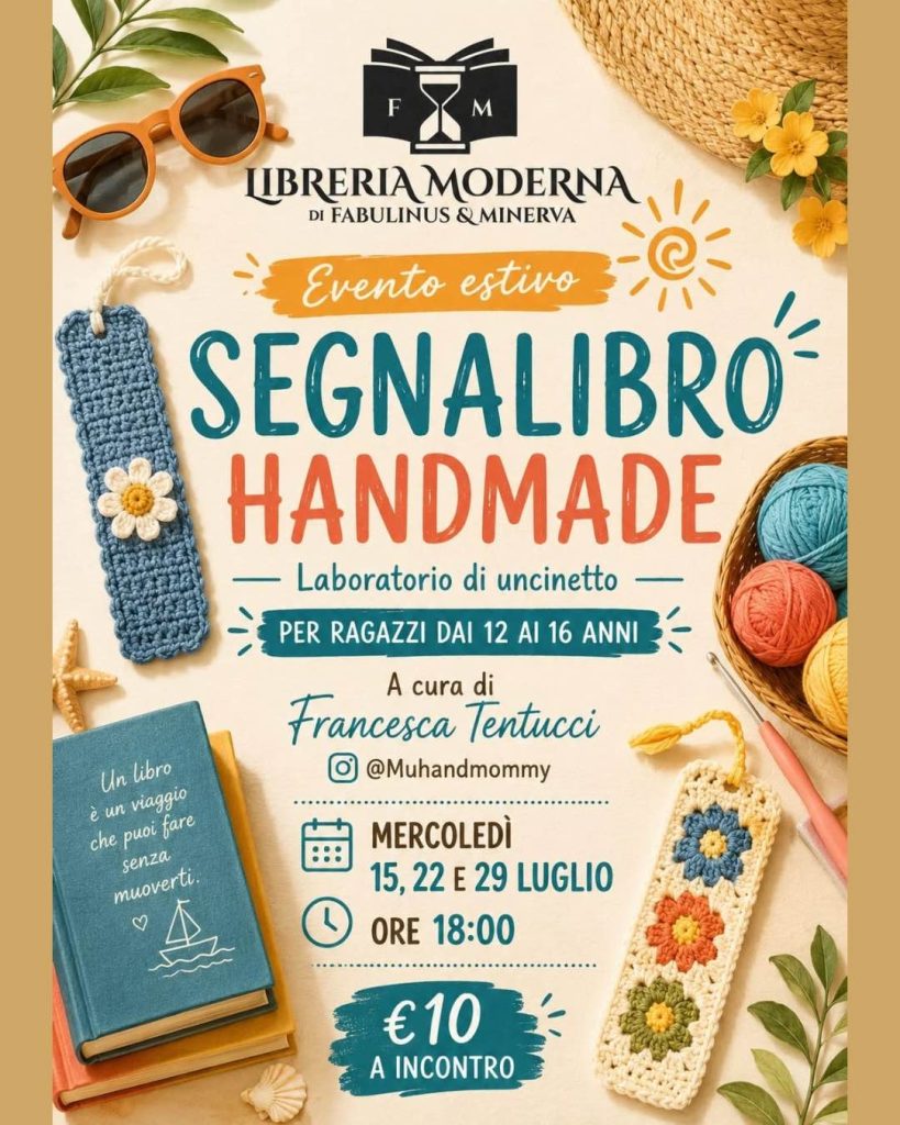 Segnalibro HandMade a Ortona Laboratorio di Uncinetto
