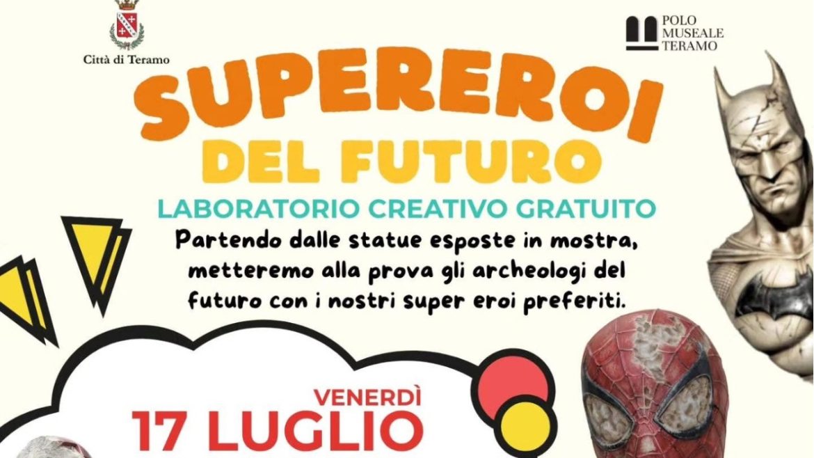 Laboratorio creativo al Polo Museale Teramo con i Supereroi del futuro