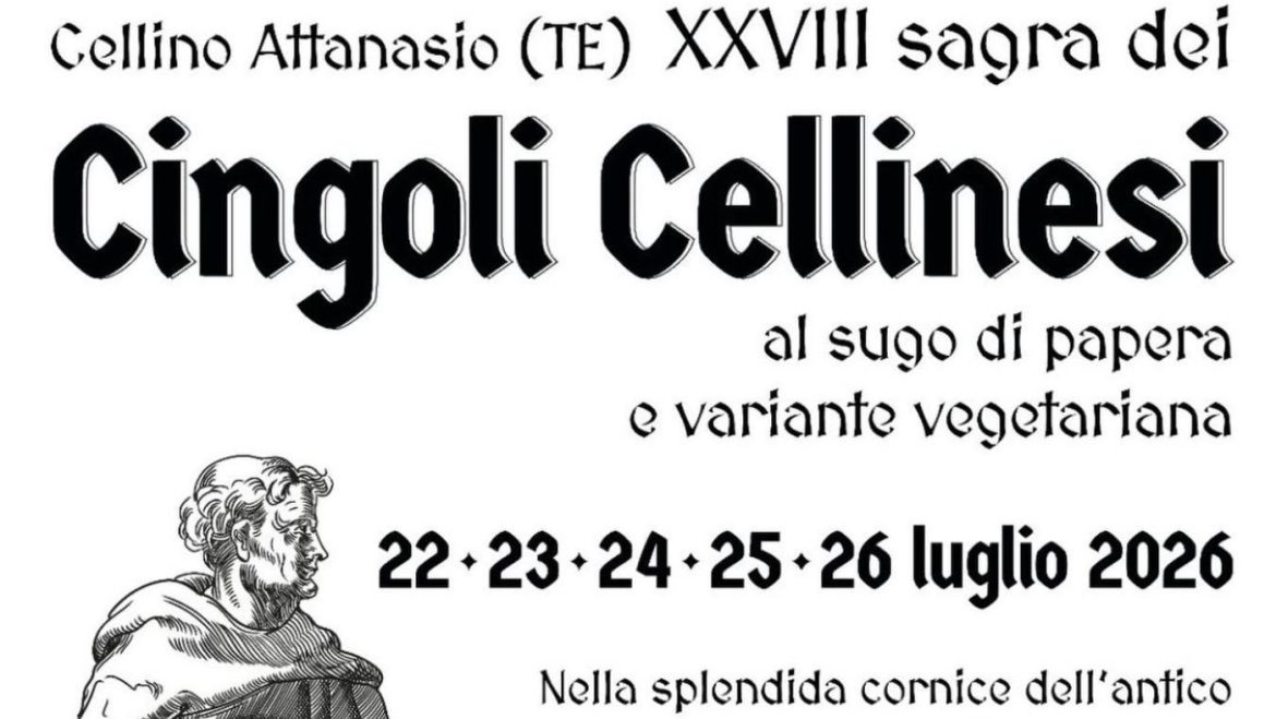 Sagra dei Cingoli Cellinesi 2026 a Cellino Attanasio il programma completo