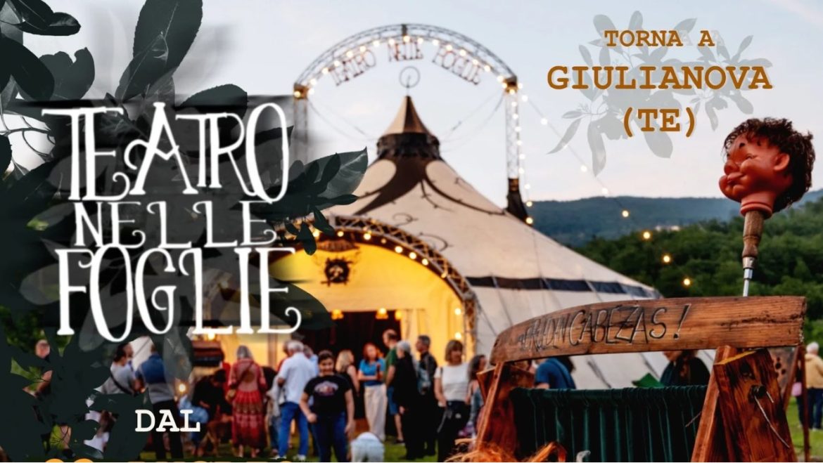 Teatro nelle Foglie 2026 a Giulianova il programma completo