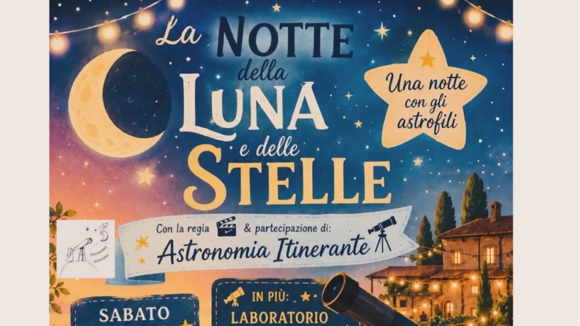 Laboratorio astronomico e cena sotto le stelle a Moscufo con gli astrofili