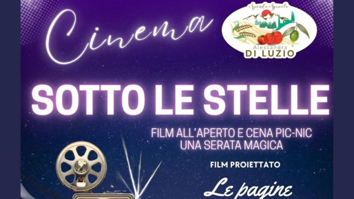 Cinema sotto le Stelle e cena picnic all’aperto a Collecorvino