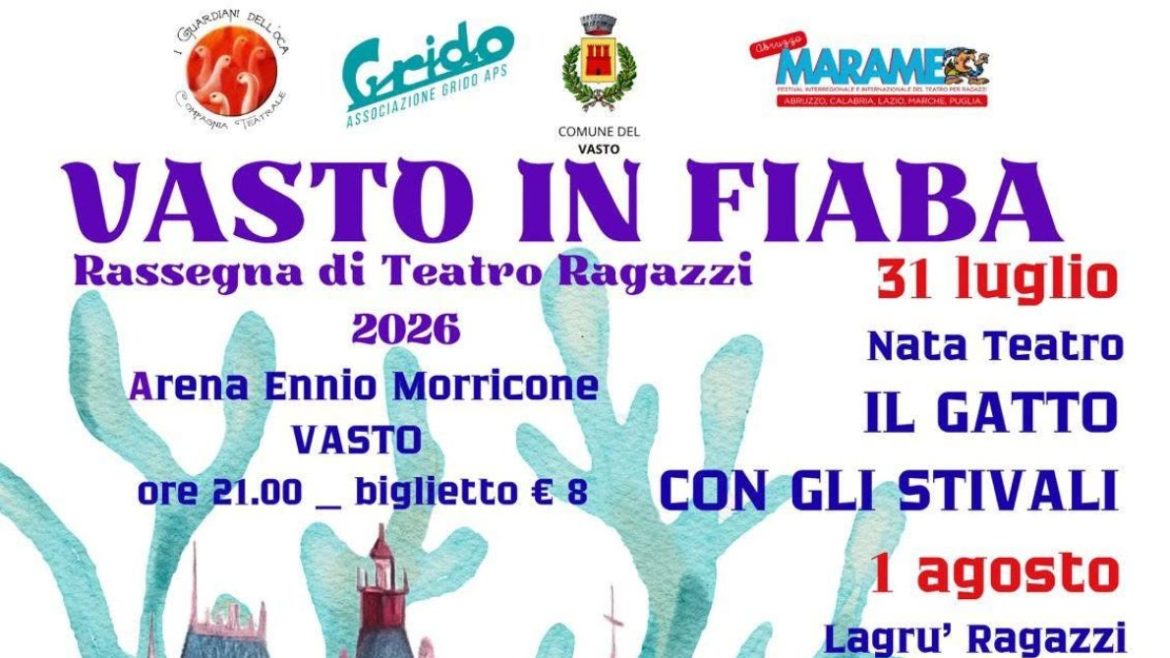 Vasto in Fiaba rassegna di teatro per per bambini e ragazzi a Vasto