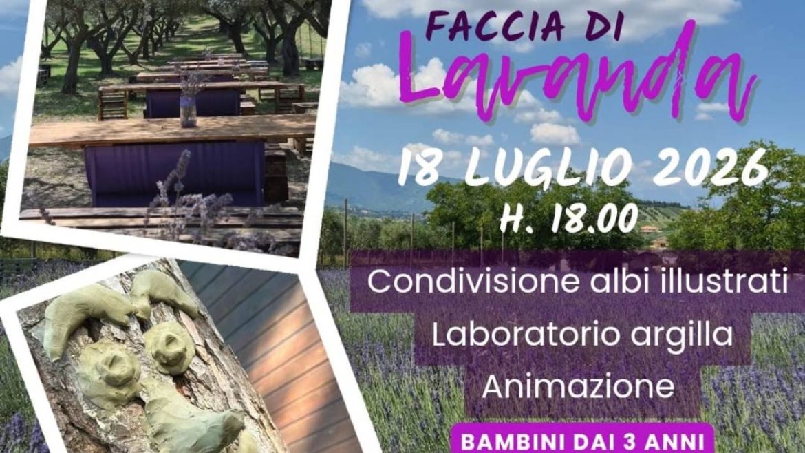 Faccia di Lavanda ad Ancarano albi illustrati, argilla, animazione