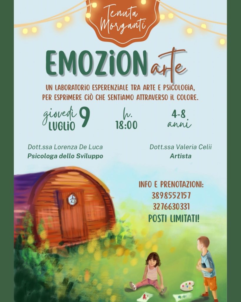 EmozionArte Laboratorio per bambini a Torano Nuovo giochi, colori, emozioni