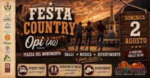 Festa Country ad Opi balli, musica e street food