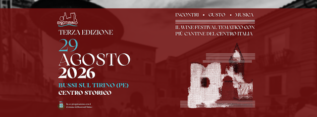 Enotirino 2026 a Bussi sul Tirino il programma completo e le attività per i bambini
