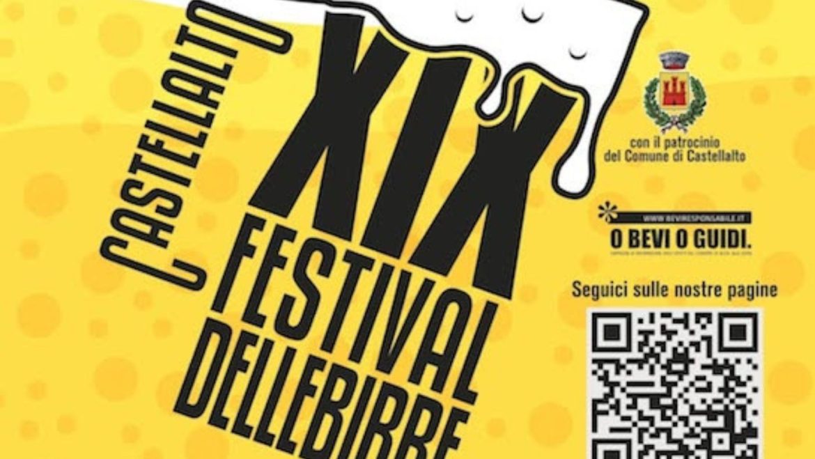Festival delle Birre a Castellalto il programma completo birra, food e musica tutte le sere