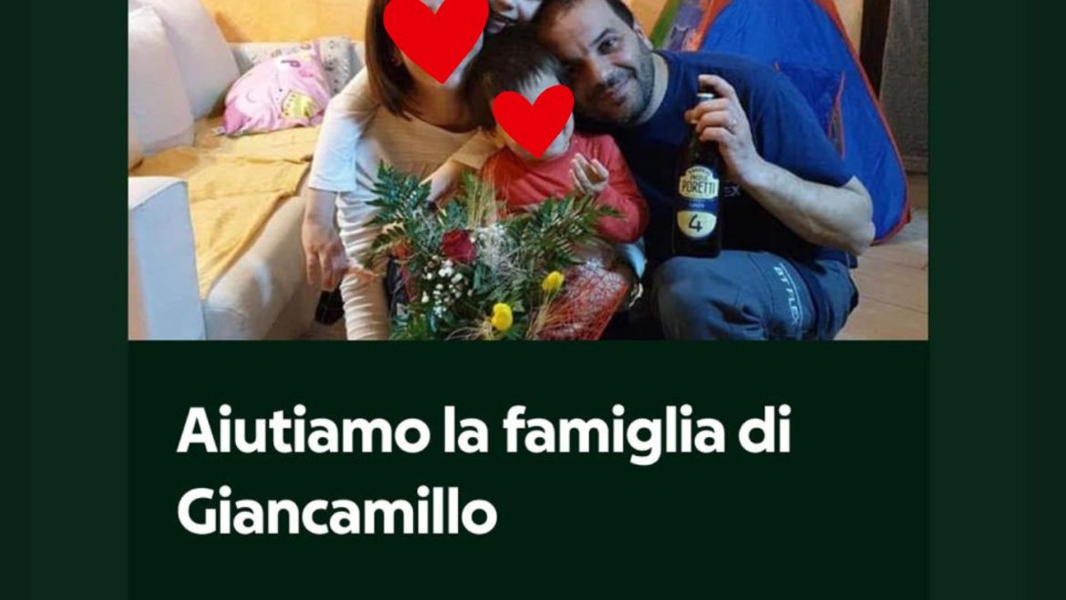 Aiutiamo la famiglia di Giancamillo Brunetti con la raccolta fondi
