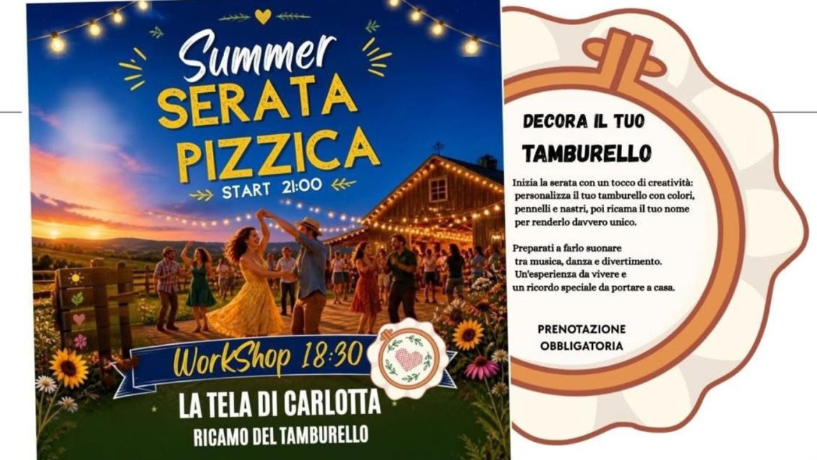 Cena picnic sotto gli ulivi con Pizzica e laboratorio creativo a Collecorvino