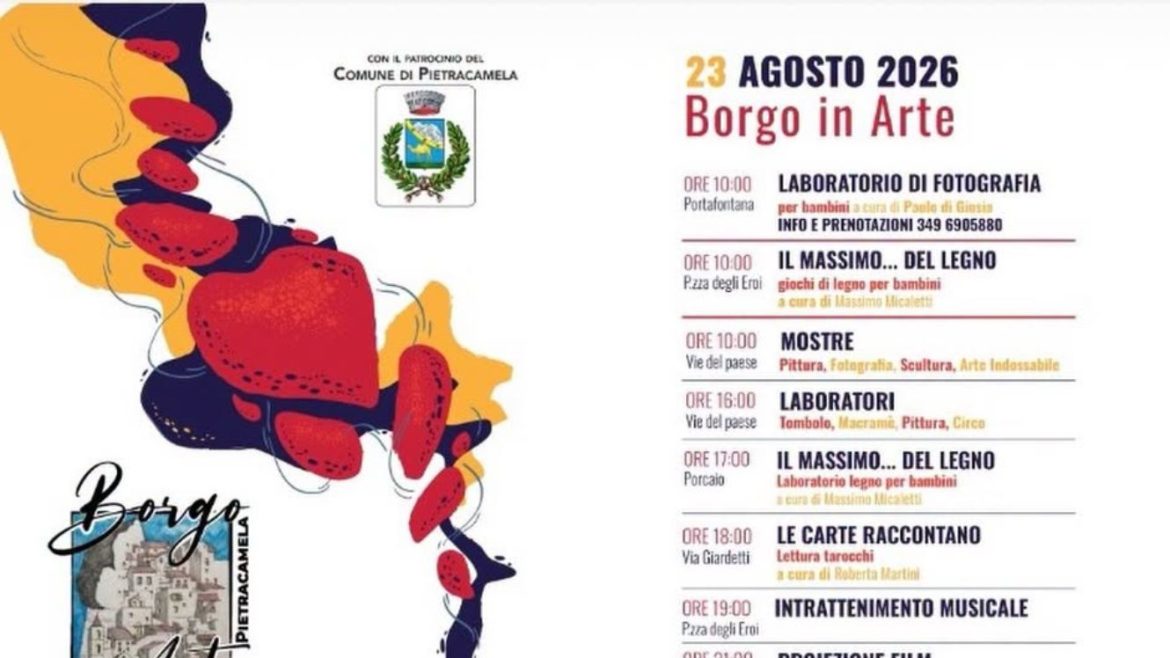 Borgo in Arte 2026 a Pietracamela storia, arte, tradizioni e laboratori