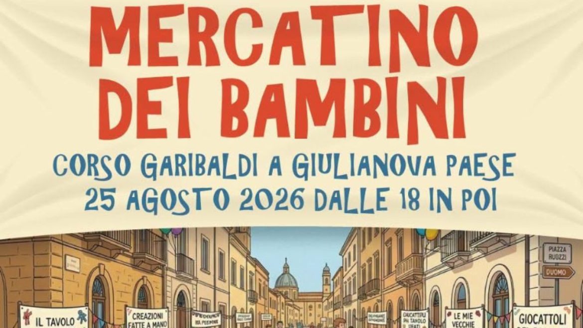 Mercatino dei Bambini a Giulianova giochi usati, laboratori e spettacoli