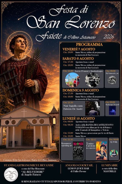 Festa di San Lorenzo a Faiete di Cellino Attanasio