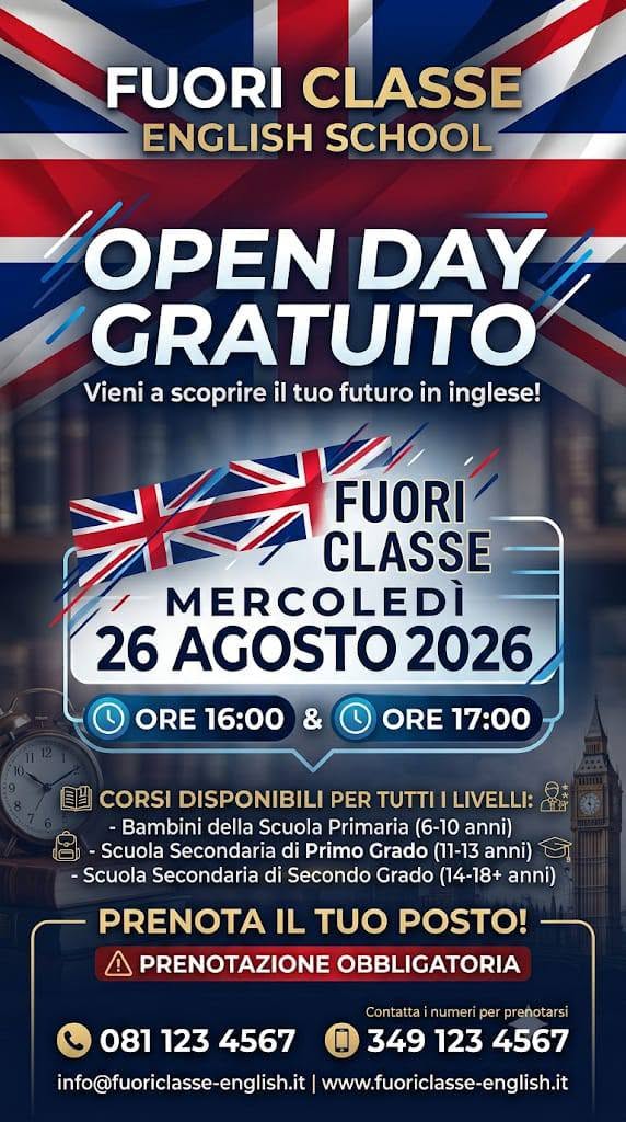 Open Day Corso di Inglese ad Alba Adriaica