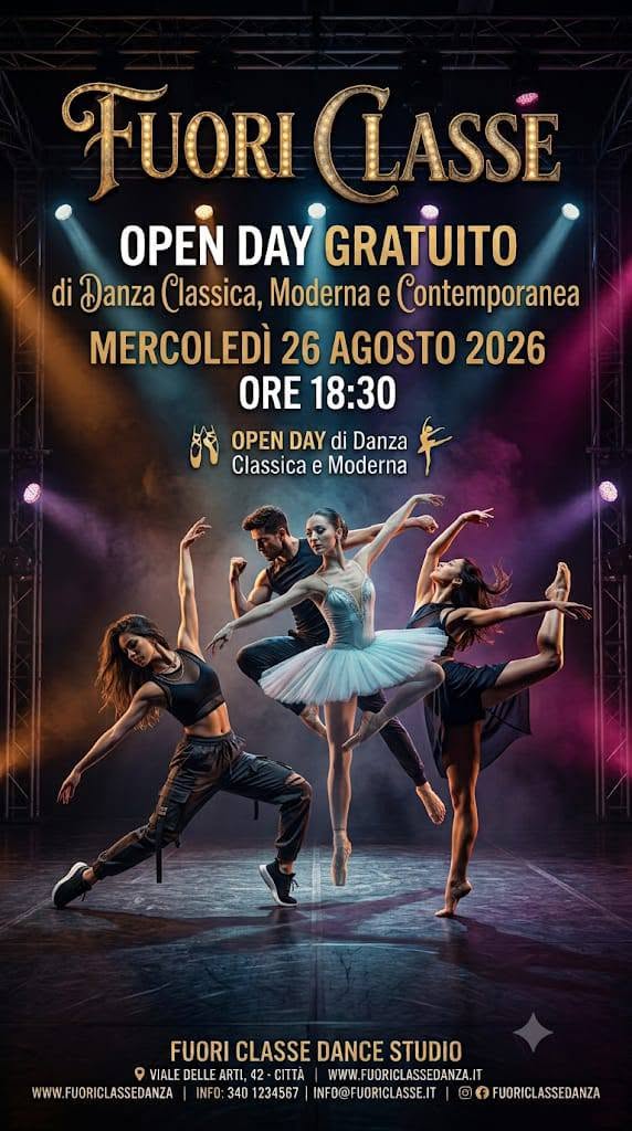 Open Day Scuola di Danza ad Alba Adriatica