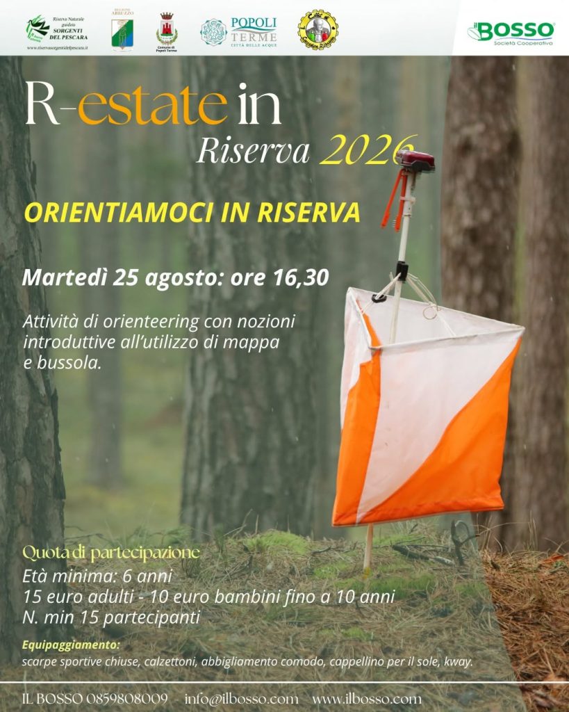 Orientiamoci in Riserva a Popoli Terme