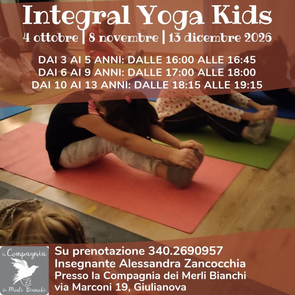 Integral Yoga Kids per bambini e ragazzi 2026 a Giulianova 